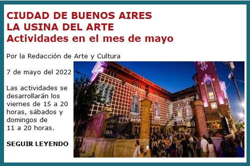 USINA DEL ARTE MAYO